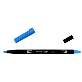 Маркер-кисть brush pen 535 синий кобальт