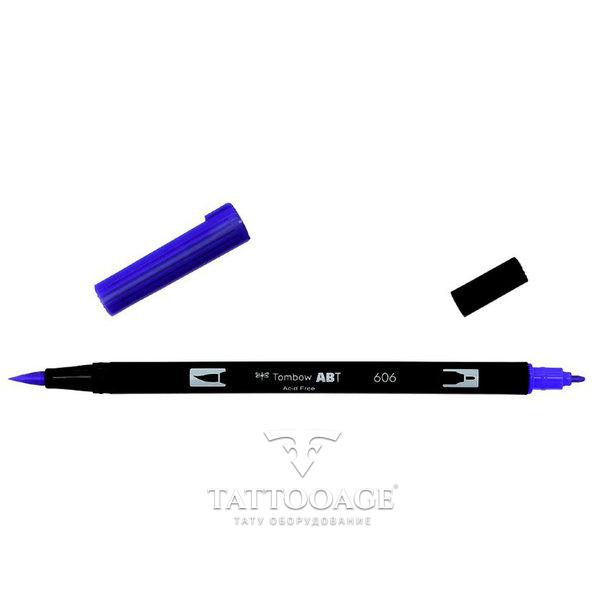 Маркер-кисть brush pen 606 фиолетовый